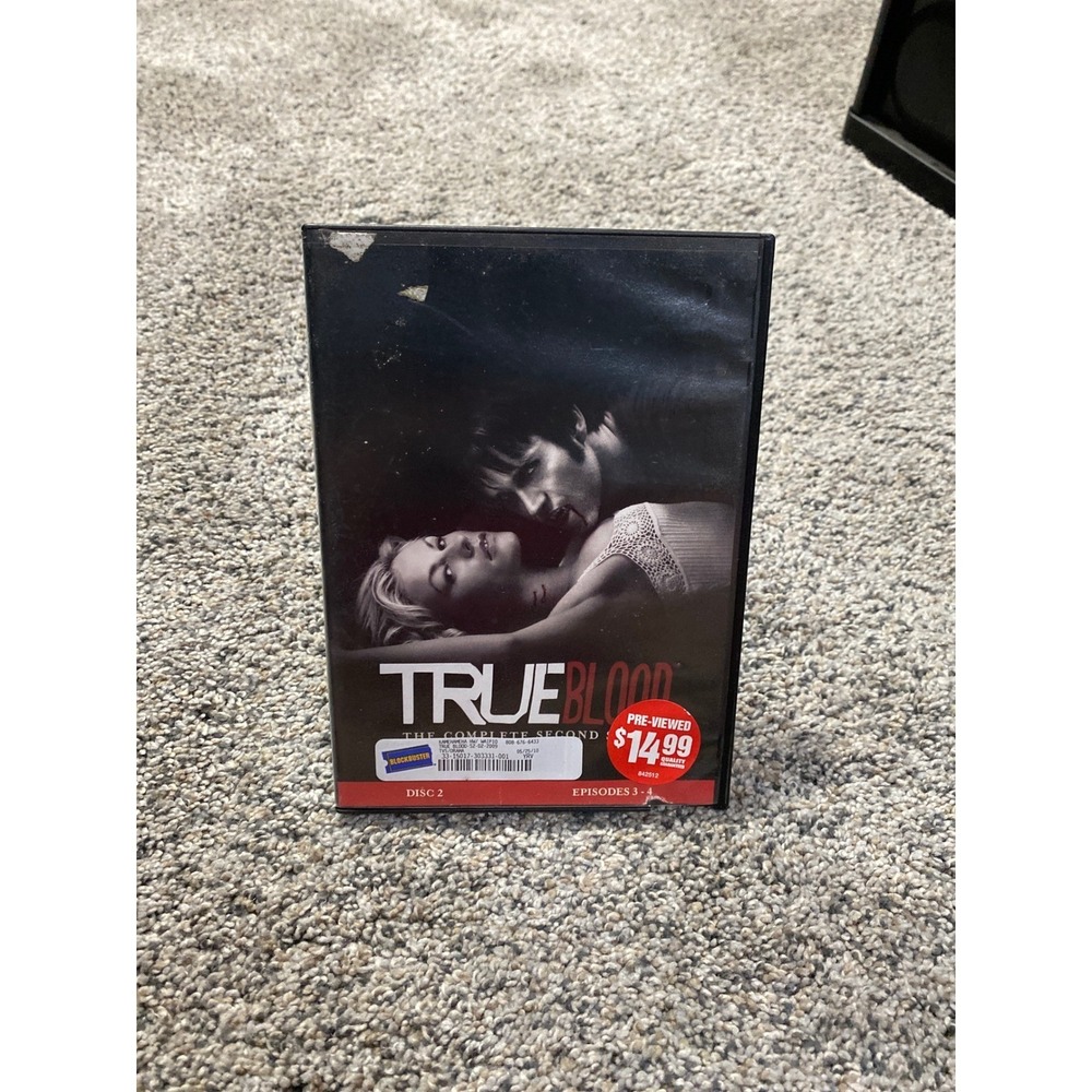 True Blood The Complete Second Season Disc 2 DVD Episodes 3-4 HBO Series